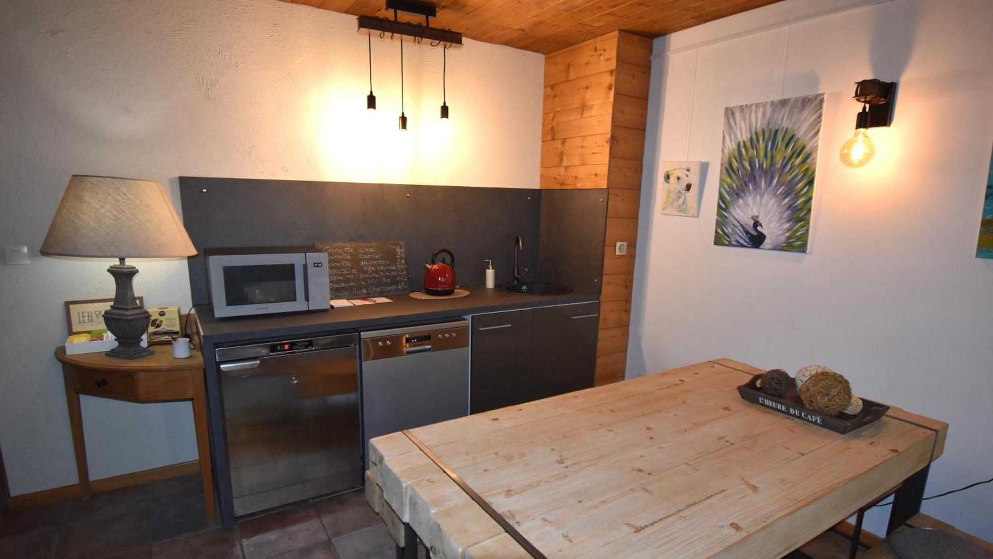 La Cle Des Bois Bed & Breakfast Le Bourg-dʼOisans Exterior foto